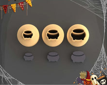 Load image into Gallery viewer, CC Micro Cauldron Polymer Clay Cutters