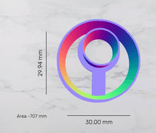 Load image into Gallery viewer, BG Retro Circle Donut Polymer Clay Cutters