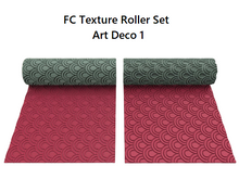 Load image into Gallery viewer, FC Polymer Clay Textured Rollers Sets - Art Deco
