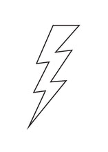 Load image into Gallery viewer, BG Lightening Bolt Polymer Clay Cutters