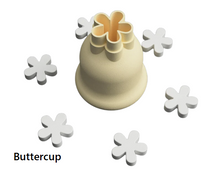 Load image into Gallery viewer, CC Micro Flowers & Leaves Stud Polymer Clay Cutters
