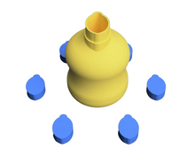 Load image into Gallery viewer, CC Micro Stud Polymer Clay Cutters