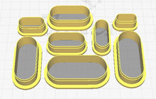 Load image into Gallery viewer, BG Oblong Polymer Clay Cutters