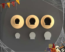 Load image into Gallery viewer, CC Micro Skull Polymer Clay Cutters