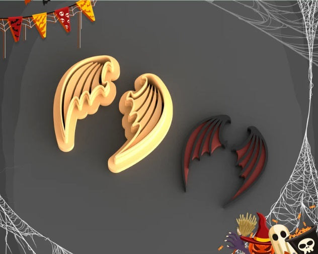 CC Demon Wings (Pair) Polymer Clay Cutters