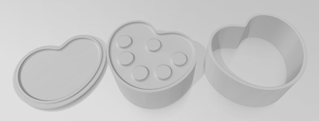 CD Paint Palette Plunger Bath Bomb Mould