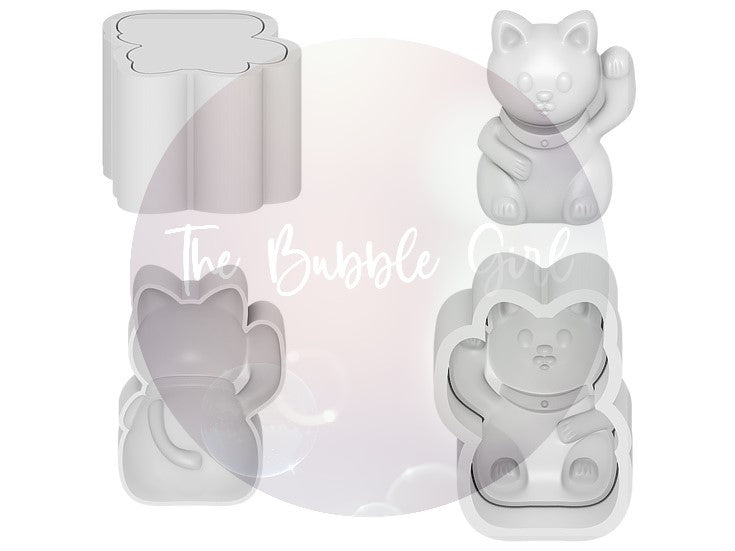 Lucky Cat Bath Bomb Mould