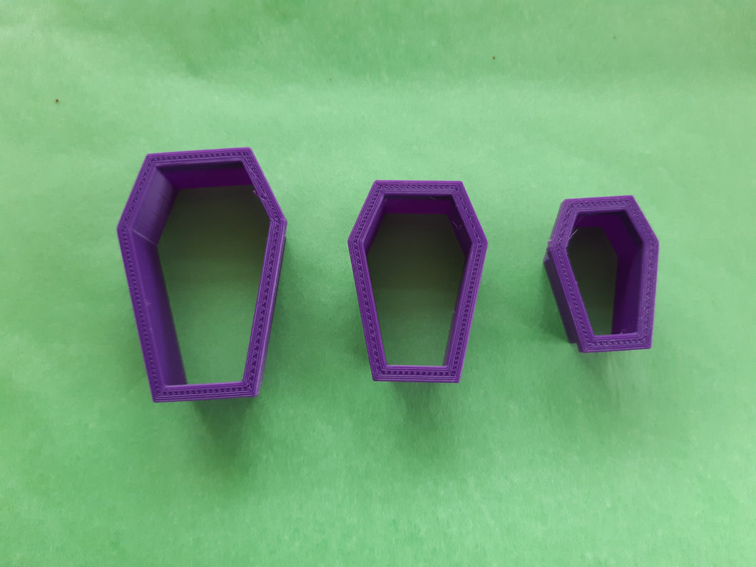 Halloween Coffin Polymer Clay Cutters