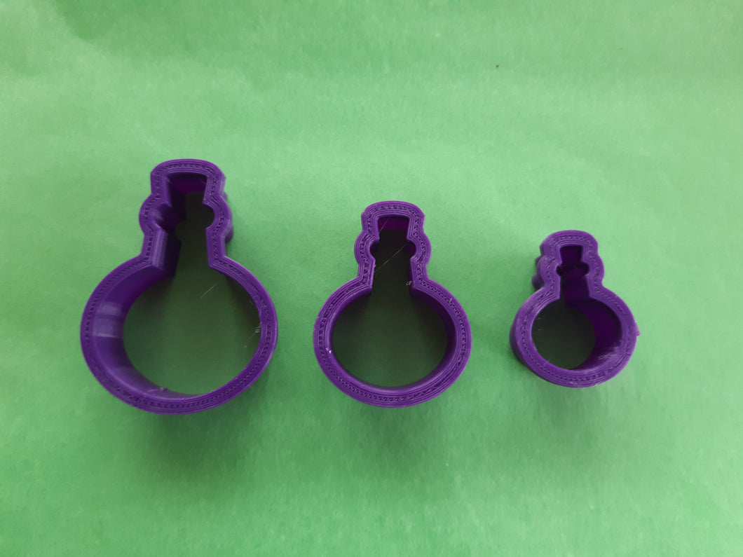 Halloween Potion Bottles Polymer Clay Cutters