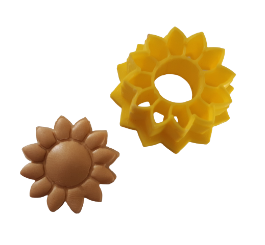 FC Sunflower Polymer Clay Cutters
