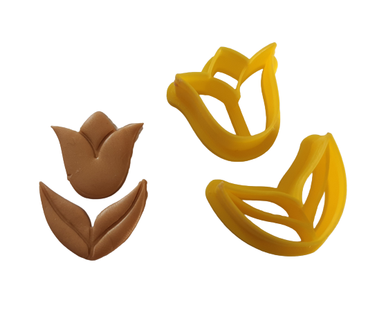 FC Open Tulip Set Polymer Clay Cutters