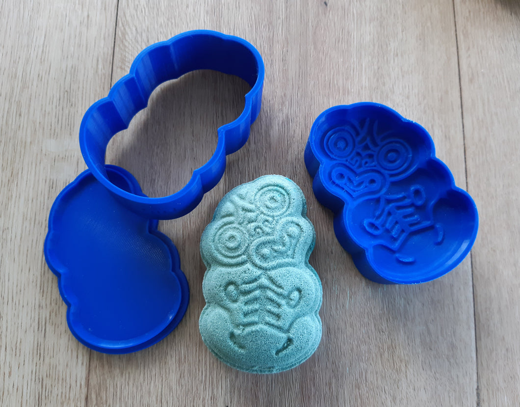 Kiwiana Tiki Plunger Bath Bomb Mould