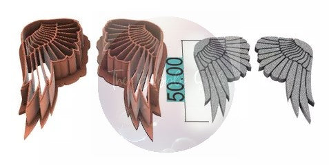 Angel Wings Polymer Clay Cutters