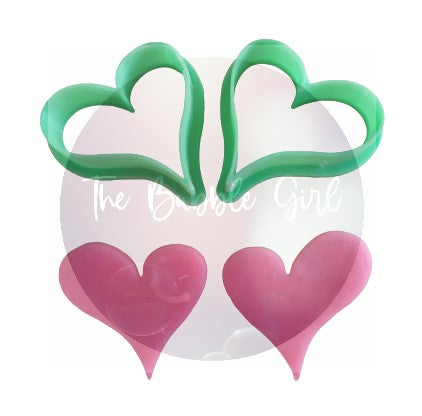 BG Asymmetrical Heart Polymer Clay Cutters