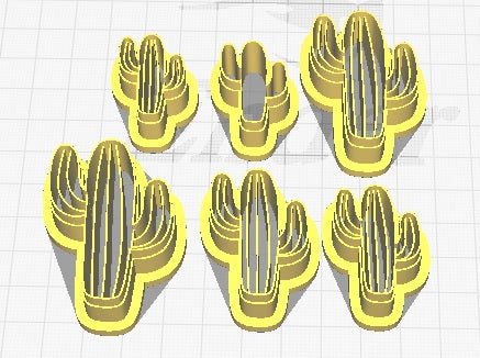 FC Cactus Polymer Clay Cutters