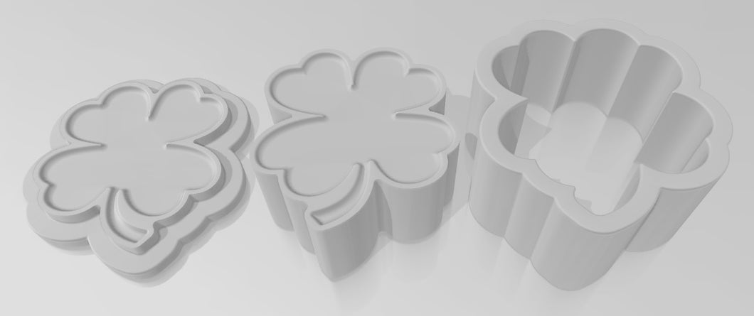 Four Leaf Clover Bath Bomb Mould