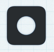 Load image into Gallery viewer, BG Retro Square Donut Polymer Clay Cutters
