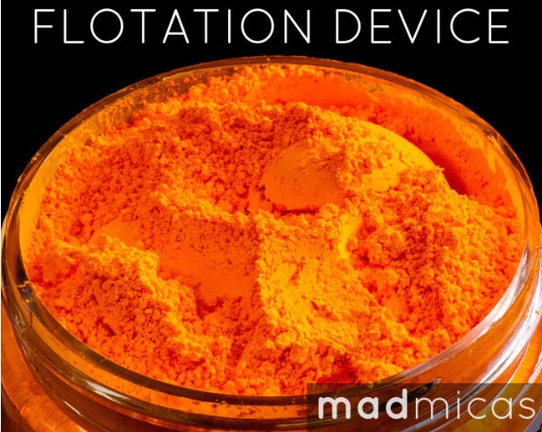Mad Micas Floatation Device Orange Neon Pigment