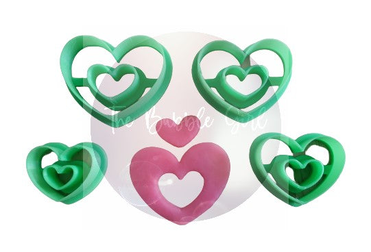 Heart Donut Polymer Clay Cutters