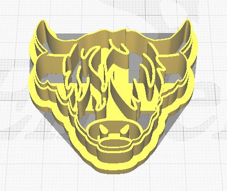Highland Cow Polymer Clay Cutters