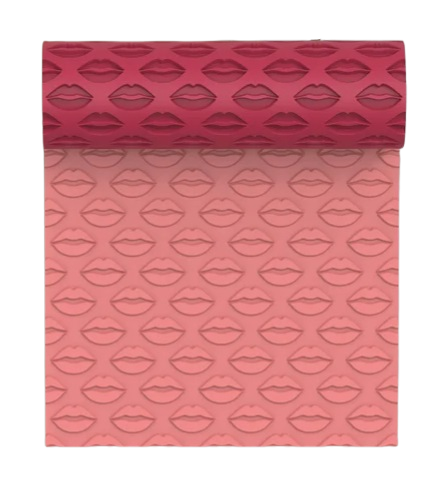 Lips Valentine Polymer Clay Textured Roller