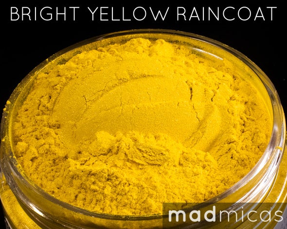 Mad Micas Bright Yellow Raincoat Yellow Mica