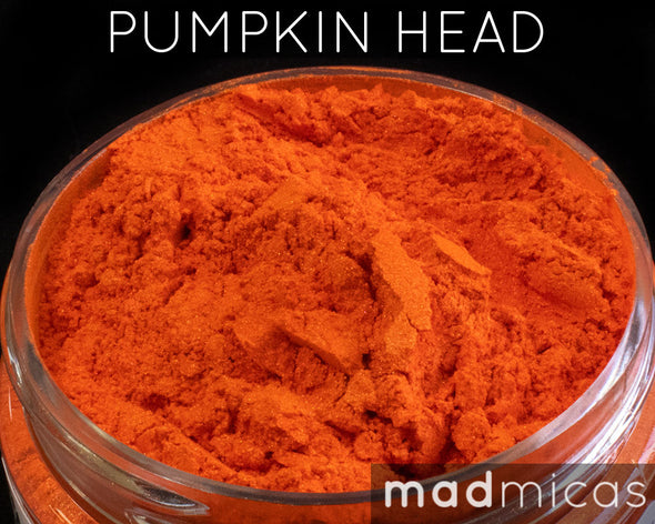 Mad Micas Pumpkin Head Orange Mica