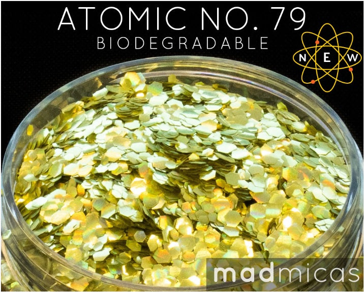 Mad Micas Atomic No.79 Biodegradable Holo Glitter