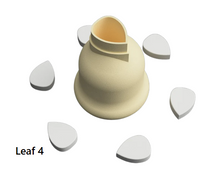 Load image into Gallery viewer, CC Micro Flowers &amp; Leaves Stud Polymer Clay Cutters
