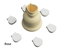 Load image into Gallery viewer, CC Micro Flowers &amp; Leaves Stud Polymer Clay Cutters
