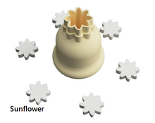 Load image into Gallery viewer, CC Micro Flowers &amp; Leaves Stud Polymer Clay Cutters
