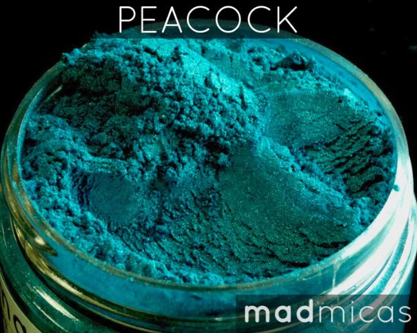Mad Micas Peacock Turquoise Teal Mica