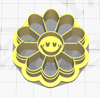 FC Smiling Flower Polymer Clay Cutters