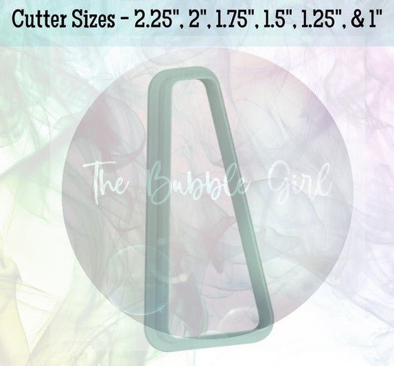Long Tapered Rectangle Polymer Clay Cutters