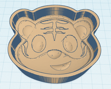Load image into Gallery viewer, Tiger Bath Bomb Mould
