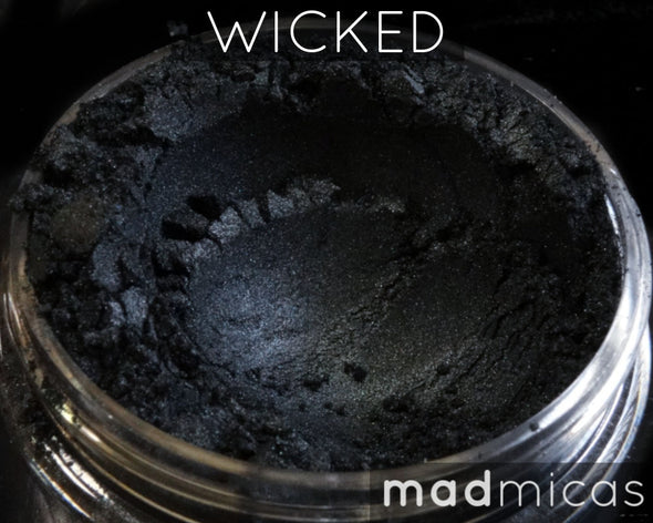 Mad Micas Wicked Black-Silver Mica