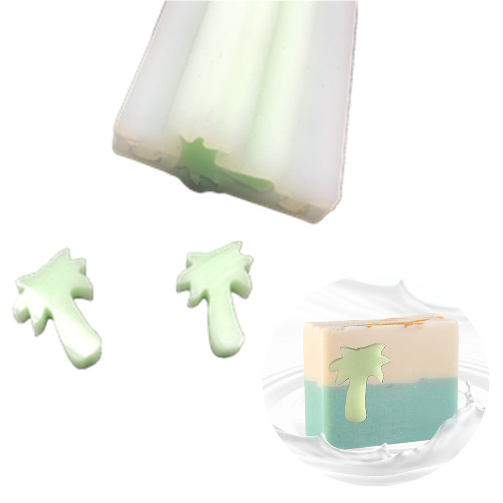 Silicone Soap Embed Moulds - Coconut Tree