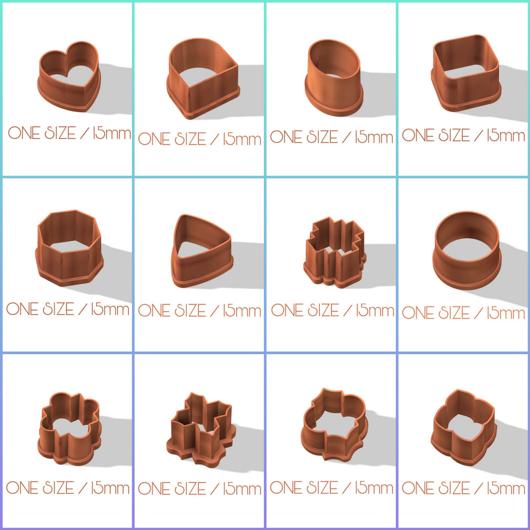 Stud Set Polymer Clay Cutters